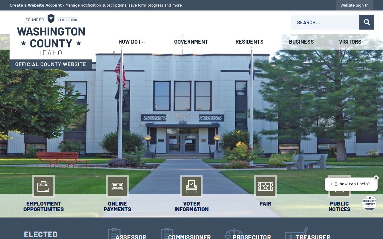 Official Washington County government website