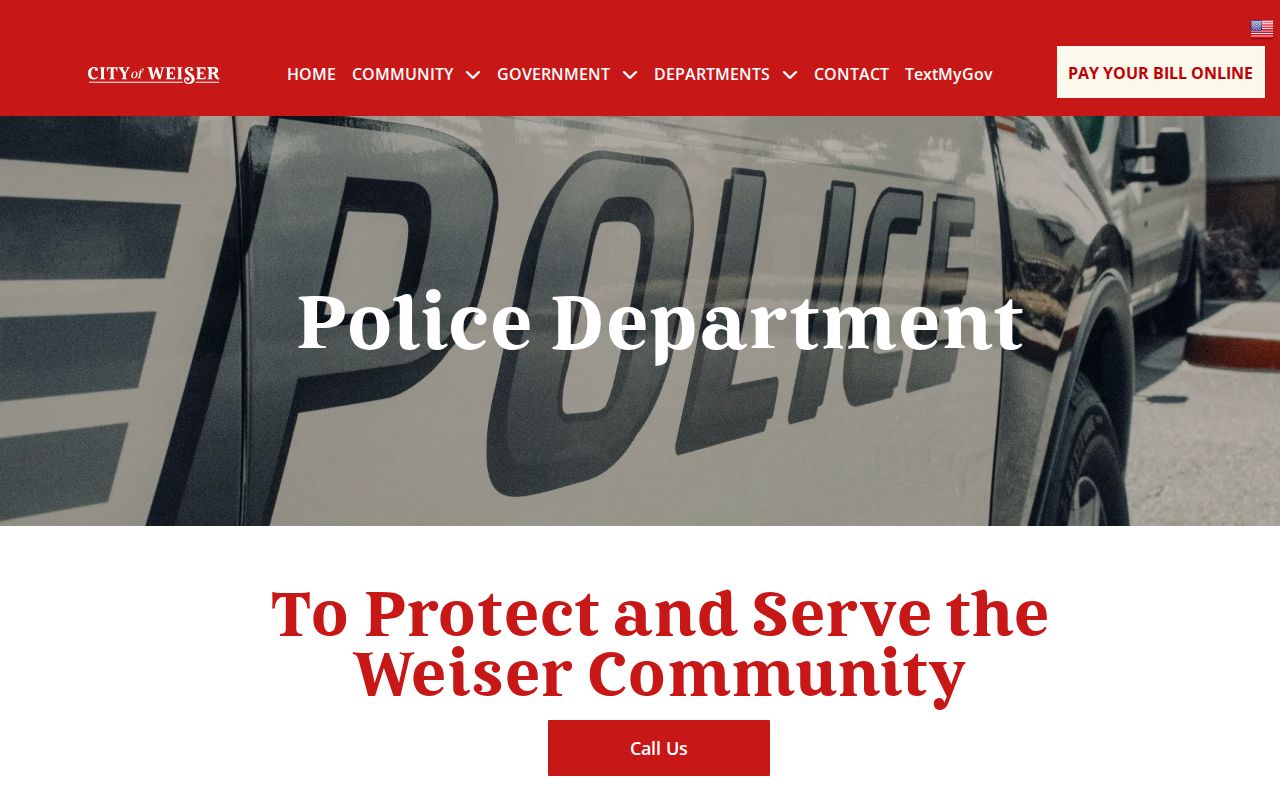 Official Weiser Police Department webpage